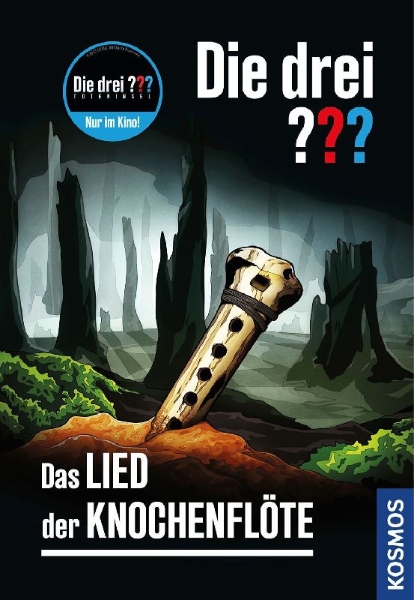 Buchcover und Innenansicht für das Buch: Die drei ??? Das Lied der Knochenflöte