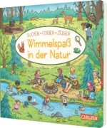 Buchcover und Innenansicht für das Buch: Wimmelspaß in der Natur