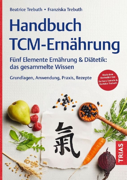 Buchcover und Innenansicht für das Buch: Handbuch TCM-Ernährung
