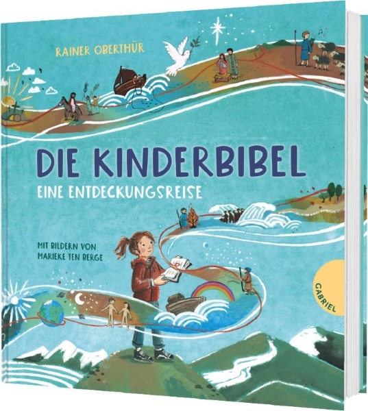 Buchcover und Innenansicht für das Buch: Die Kinderbibel - eine Entdeckungsreise