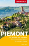 Buchcover und Innenansicht für das Buch: TRESCHER Reiseführer Piemont