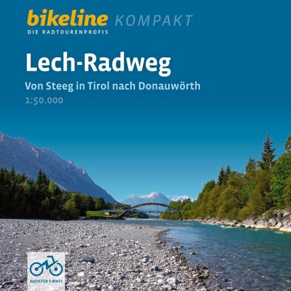 Buchcover und Innenansicht für das Buch: Lech-Radweg