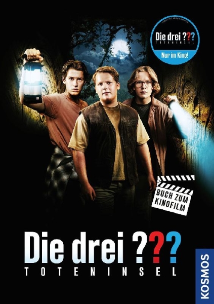Buchcover und Innenansicht für das Buch: Die drei ??? Toteninsel