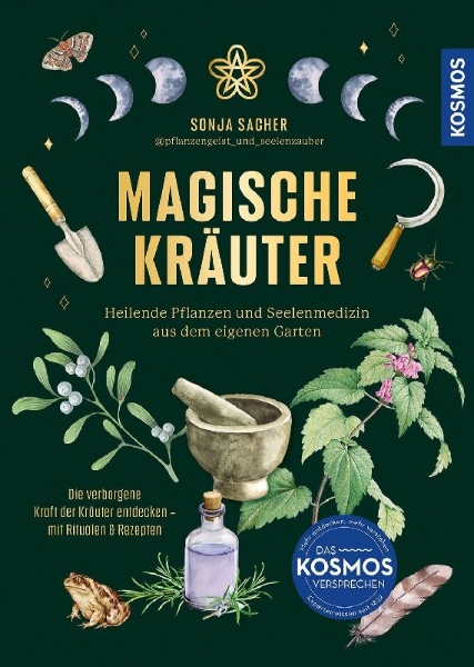 Buchcover und Innenansicht für das Buch: Magische Kräuter