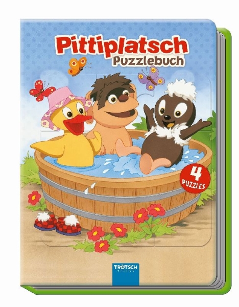 Buchcover und Innenansicht für das Buch: Puzzlebuch Pittiplatsch