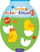 Buchcover und Innenansicht für das Buch: Große Oster-Rätselei