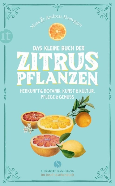 Buchcover und Innenansicht für das Buch: Das kleine Buch der Zitruspflanzen