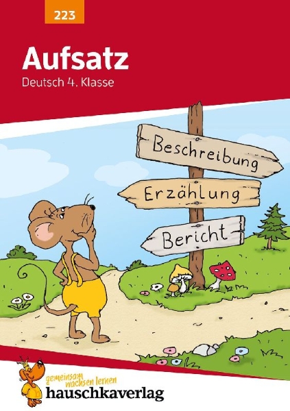Buchcover und Innenansicht für das Buch: Aufsatz Deutsch 4. Klasse