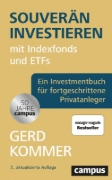 Buchcover und Innenansicht für das Buch: Souverän investieren mit Indexfonds und ETFs