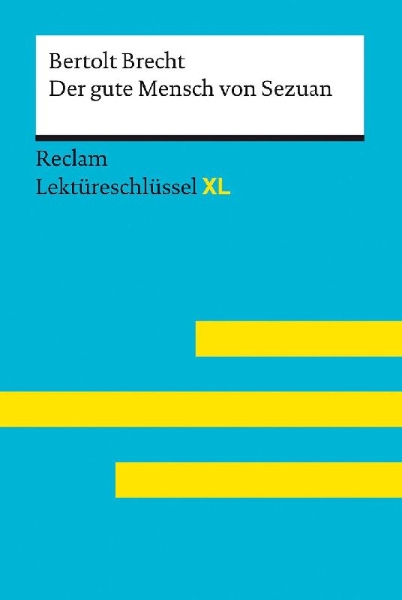 Buchcover und Innenansicht für das Buch: Der gute Mensch von Sezuan von Bertolt Brecht