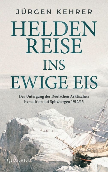 Buchcover und Innenansicht für das Buch: Heldenreise ins ewige Eis