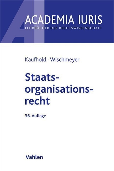 Buchcover und Innenansicht für das Buch: Staatsorganisationsrecht