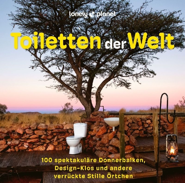 Buchcover und Innenansicht für das Buch: LONELY PLANET Bildband Toiletten der Welt