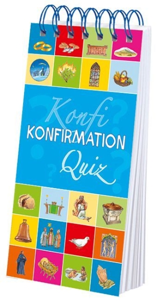 Buchcover und Innenansicht für das Buch: Konfirmation-Quiz