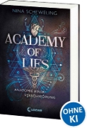 Buchcover und Innenansicht für das Buch: Academy of Lies (Band 1) - Anatomie einer Verschwörung