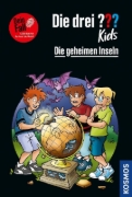 Buchcover und Innenansicht für das Buch: Die drei ??? Kids Dein Fall, Die geheimen Inseln