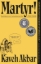 Buchcover und Innenansicht für das Buch: Martyr!