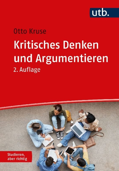 Buchcover und Innenansicht für das Buch: Kritisches Denken und Argumentieren
