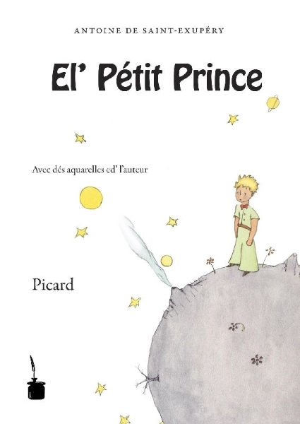 Buchcover und Innenansicht für das Buch: Le Petit Prince