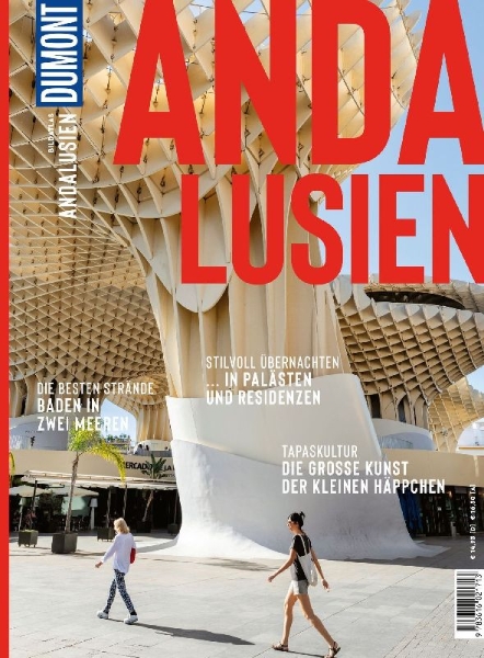 Buchcover und Innenansicht für das Buch: DUMONT Bildatlas Andalusien
