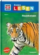 Buchcover und Innenansicht für das Buch: WAS IST WAS Erstes Lesen Band 17. Raubkatzen