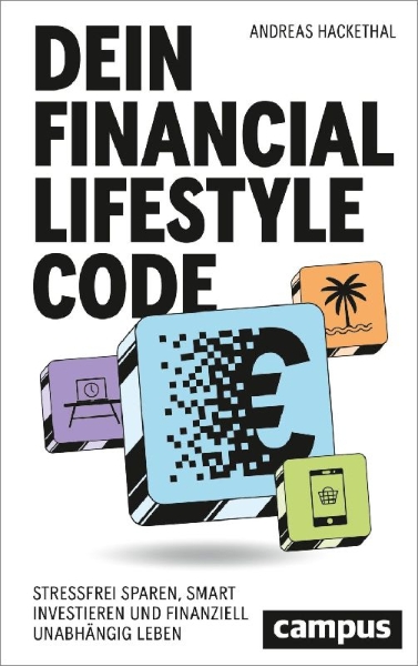 Buchcover und Innenansicht für das Buch: Dein Financial Lifestyle Code