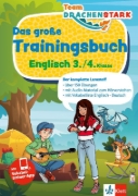 Buchcover und Innenansicht für das Buch: Team Drachenstark: Das große Trainingsbuch Englisch 3./4. Klasse