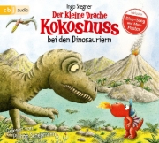 Buchcover und Innenansicht für das Buch: Der kleine Drache Kokosnuss 20 bei den Dinosauriern