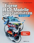 Buchcover und Innenansicht für das Buch: Eigene LEGO®-Modelle programmieren