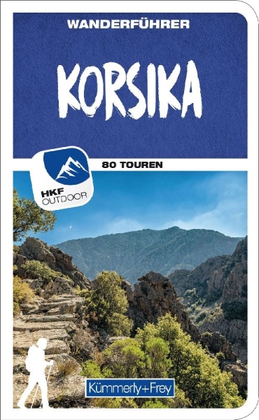 Buchcover und Innenansicht für das Buch: Korsika Wanderführer