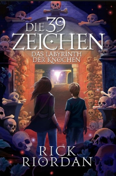 Buchcover und Innenansicht für das Buch: Die 39 Zeichen Band 1: Das Labyrinth der Knochen
