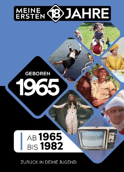 Buchcover und Innenansicht für das Buch: Geboren 1965