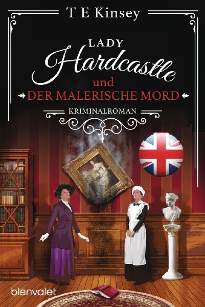 Buchcover und Innenansicht für das Buch: A Fire at the Exhibition (Lady Hardcastle 10)