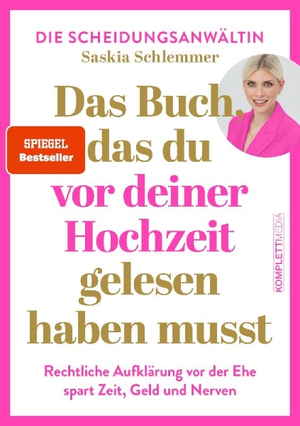 Buchcover und Innenansicht für das Buch: Das Buch, das du vor deiner Hochzeit gelesen haben musst