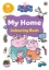 Buchcover und Innenansicht für das Buch: Peppa Pig: My Home Colouring Book