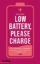 Buchcover und Innenansicht für das Buch: Low battery, please charge