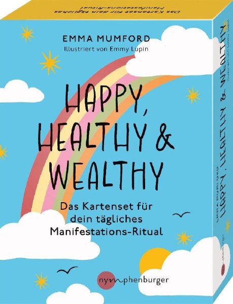 Buchcover und Innenansicht für das Buch: Happy, Healthy and Wealthy