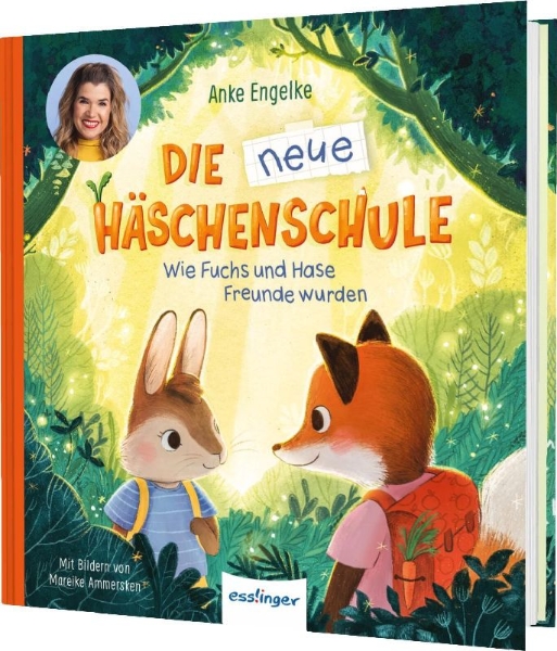 Buchcover und Innenansicht für das Buch: Die neue Häschenschule - Mini-Ausgabe