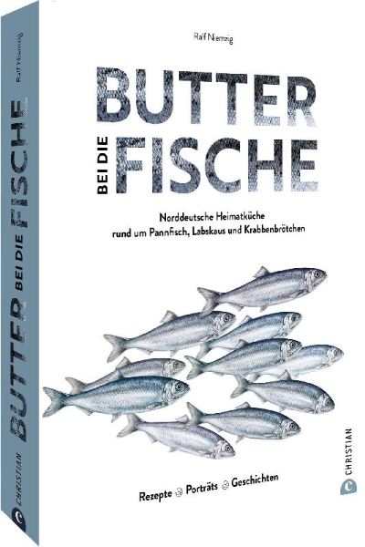 Buchcover und Innenansicht für das Buch: Butter bei die Fische!