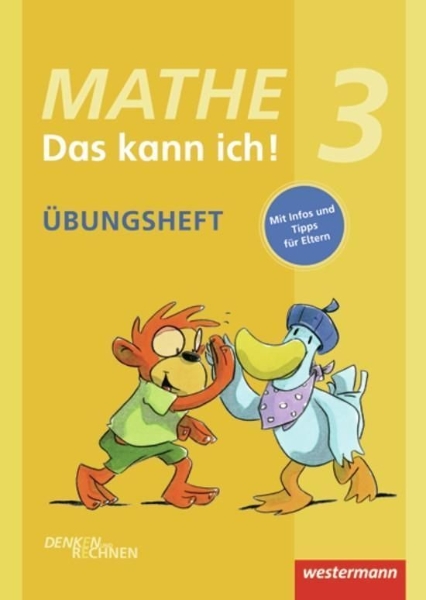 Buchcover und Innenansicht für das Buch: Mathe - Das kann ich! Übungsheft Klasse 3