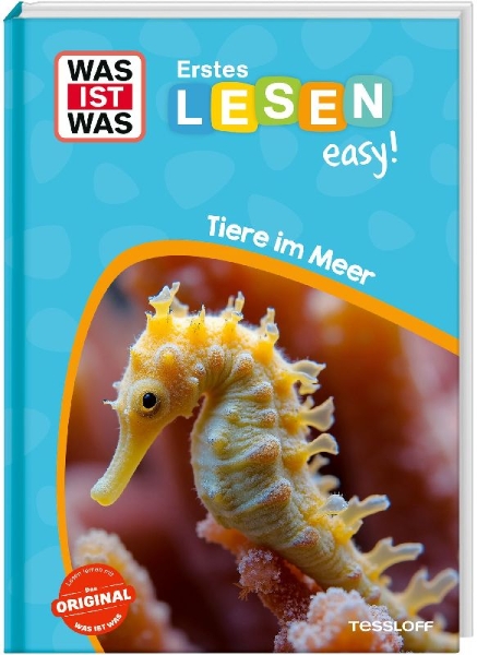 Buchcover und Innenansicht für das Buch: WAS IST WAS Erstes Lesen easy! Tiere im Meer