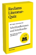 Buchcover und Innenansicht für das Buch: Schriftstellerinnen und Schriftsteller. Wer kennt ihre Werke und Marotten? 50 Fragen und Antworten für Büchermenschen