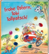Buchcover und Innenansicht für das Buch: Frohe Ostern, Tobi Tollpatsch!
