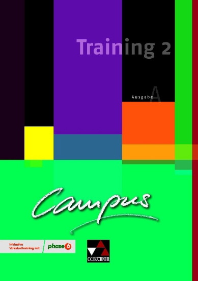 Buchcover und Innenansicht für das Buch: Campus A Training 2 mit Lernsoftware