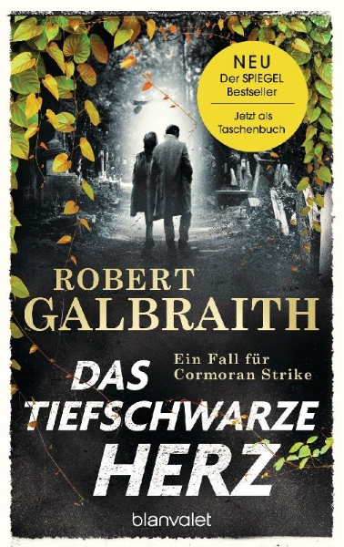 Buchcover und Innenansicht für das Buch: The Ink Black Heart (Cormoran Strike 6)