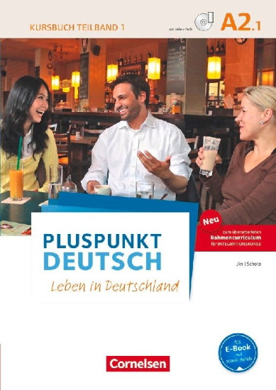 Buchcover und Innenansicht für das Buch: Pluspunkt Deutsch A2: Teilband 1 - Allgemeine Ausgabe - Kursbuch mit Video-DVD