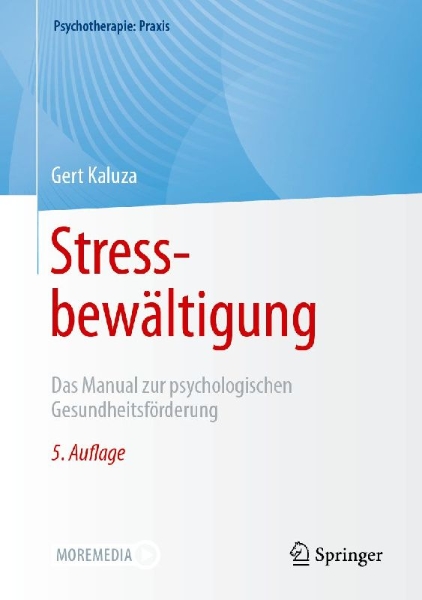 Buchcover und Innenansicht für das Buch: Stressbewältigung