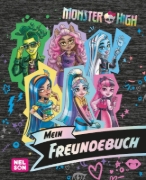 Buchcover und Innenansicht für das Buch: Monster High: Mein Freundebuch