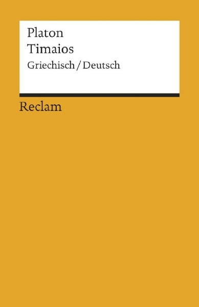 Buchcover und Innenansicht für das Buch: Timaios