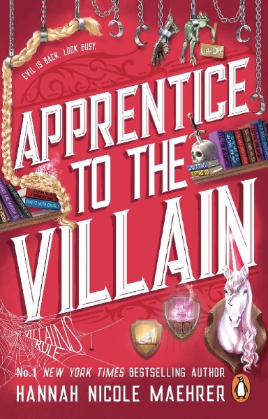 Buchcover und Innenansicht für das Buch: Apprentice to the Villain